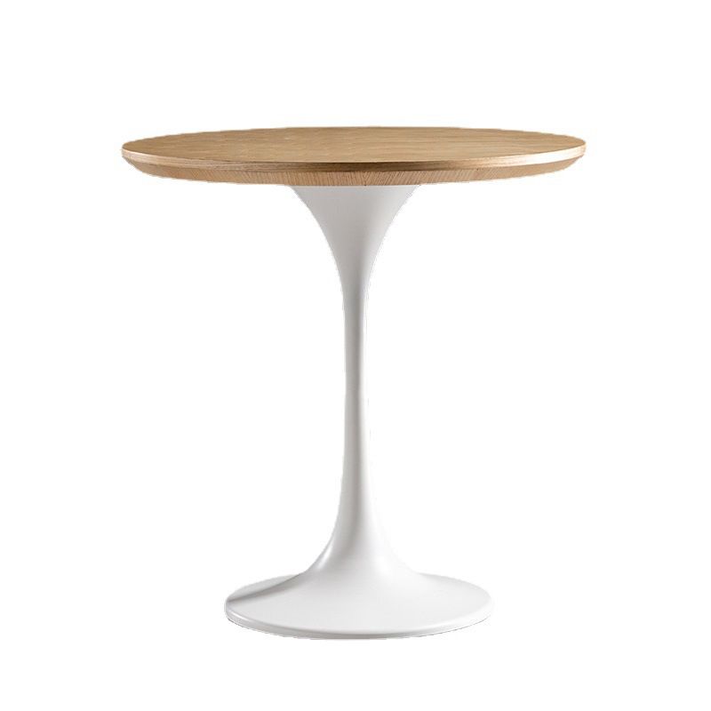 1 Massivholz Couchtisch rund minimalistische Couchtisch für Wohnzimmer