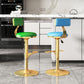 Glam Jewelry Shop Adjustable Height Stool Matte Finish Leather Barstool Clearhalo 'Bar Furniture' 'Bar Stools' 'bar_stools' 'furn' 'furn_bar_stools' 'Furniture' 'furniture_bar_stools' 'Kitchen & Dining Furniture' 1200x1200_23a693d4-aabb-4b6b-846e-ee44d5812988