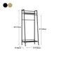 Glam Metal Hall Stand Hanging Rail Storage Shelving and 2 Hooks Coat Hanger Clearhalo 'Entry & Mudroom Furniture' 'furn' 'furn_hall_tree_coat_racks' 'Furniture' 'Hall Trees & Coat Racks' 'hall_tree_coat_racks' 1200x1200_23a797ae-627b-4c0d-89e7-99d64c3d9d7d
