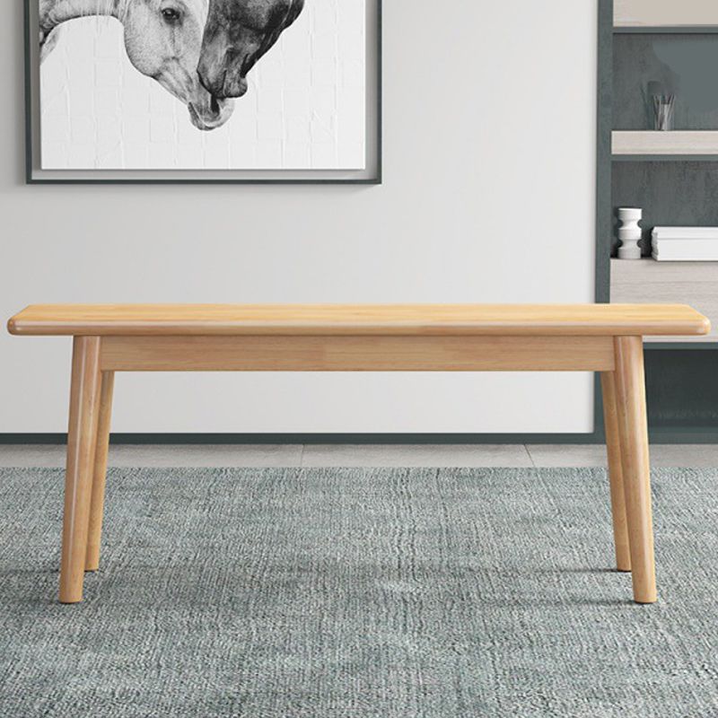 11.8 Inch Wide Modern Bench Solid Wood Seating Bench with Legs Clearhalo 'Benches' 'Chairs & Seating' 'furn' 'furn_benches' 'Furniture' 'Living Room Furniture' 1200x1200_23a82598-4c2e-4dd5-bce1-2d3e809fdfda