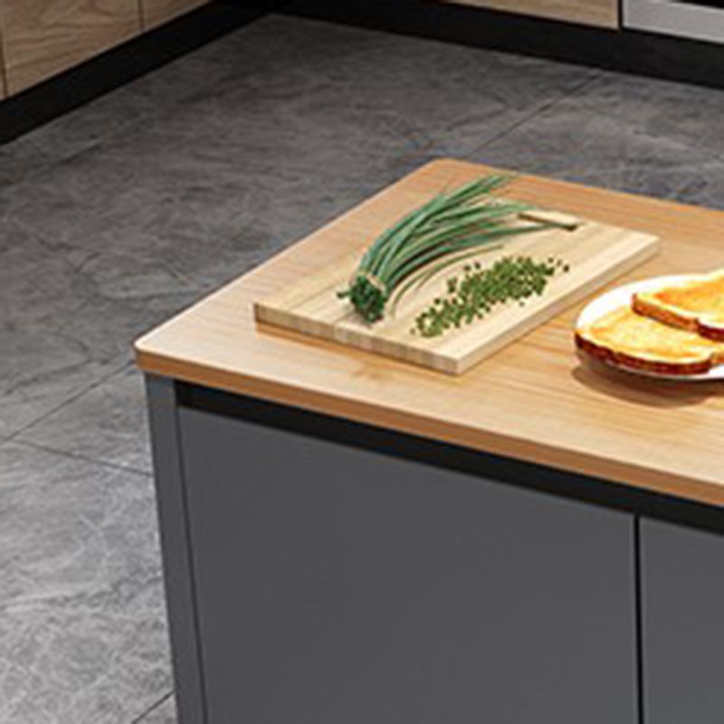 Maison de cuisine à manger table îlot d'îlot de cuisine rectangulaire moderne