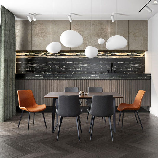 Industrial Metal Dining Side Chair Dining Room Solid Back Chair (Set of 2) Clearhalo ' kitchen&dining_furn' 'Dining Chairs' 'Dining Tables & Seating' 'dining_chair' 'furn' 'furn_dining_chair' 'Furniture' 'furniture_dining_chair' 'Kitchen & Dining Furniture' 'kitchen' 1200x1200_23aa338a-1daa-4d21-a408-3e0423a078d9