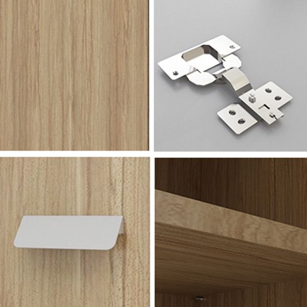 Archivos de estilo nórdico Madera sólida Color sólido Oficina de archivos horizontales