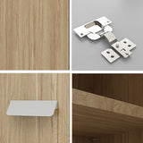 Archivos de estilo nórdico Madera sólida Color sólido Oficina de archivos horizontales