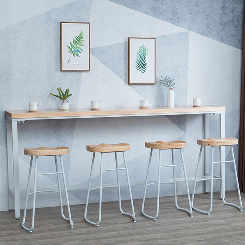 Table rectangulaire-bar-hauteur