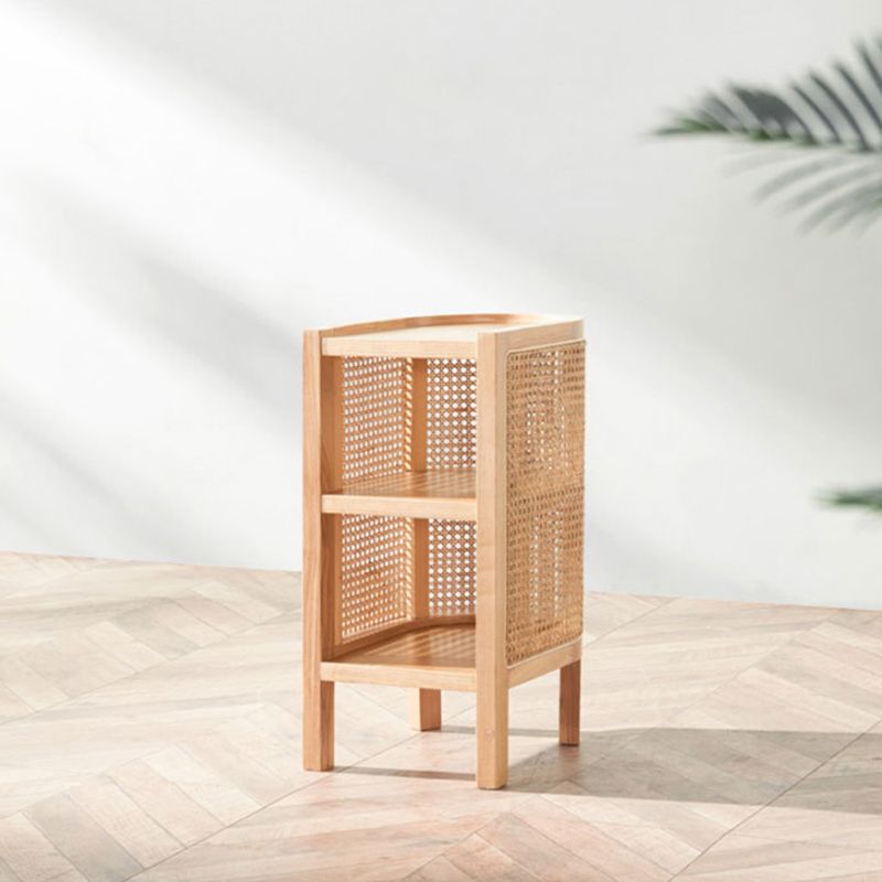 Open opslag eigentijds accenttafel nachtkastje antiek afwerking nachtkastje met planken met planken