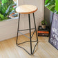Contemporary Bar and Counter Stool Backless Stool with Metal Base Clearhalo 'Bar Furniture' 'Bar Stools' 'bar_stools' 'furn' 'furn_bar_stools' 'Furniture' 'furniture_bar_stools' 'Kitchen & Dining Furniture' 1200x1200_23aca260-39b0-4da7-abb0-35091e2aa1a1