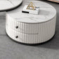 Round Nesting Coffee Table Set Frame Coffee Table Set with 2 Drawers Clearhalo 'Coffee & Accent Tables' 'Coffee Tables' 'coffee_tables' 'furn' 'furn_coffee_tables' 'Furniture' 'Living Room Furniture' 1200x1200_23adb8de-14bc-41b6-a024-9a8cf6c63270