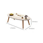 Modern Wood Cocktail Table 4 Legs Coffee Table with Storage Shelf Clearhalo 'Coffee & Accent Tables' 'Coffee Tables' 'coffee_tables' 'furn' 'furn_coffee_tables' 'Furniture' 'Living Room Furniture' 1200x1200_23b1c021-f8a0-4e5a-ae64-f42be2b5a18c