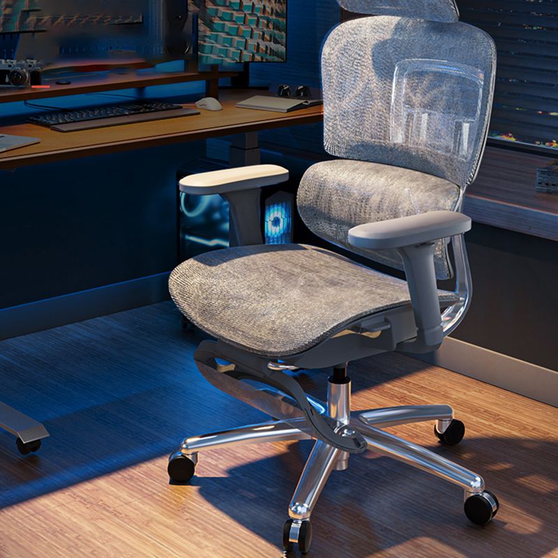 Chaise de bureau à glissement moderne chaise de bureau de hauteur de siège réglable avec dos respirant