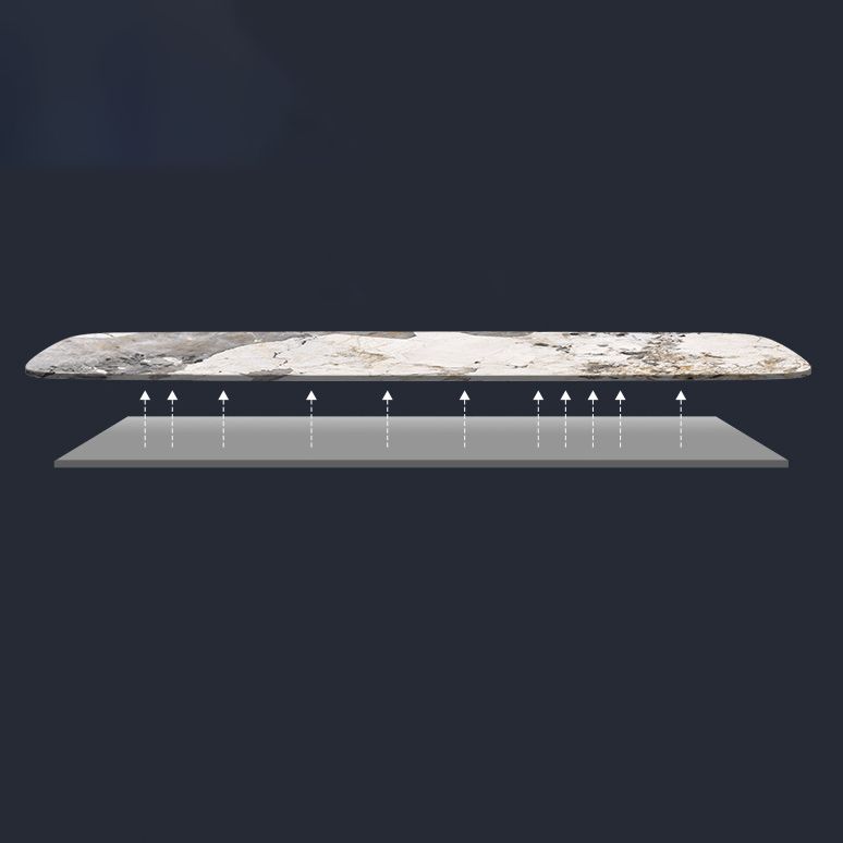 Modern Sintered Stone Dining Room Set with Rectangle Table and Gold Legs Formal Dining Set Clearhalo 'Dining Room Sets' 'Dining Tables & Seating' 'dining_room_set' 'furn' 'furn_dining_room_set' 'Furniture' 'furniture_dining_room_set' 'Kitchen & Dining Furniture' 'kitchen&dining_furn' 'kitchen' 1200x1200_23b77f3f-5430-4948-a12e-c6a05423b243