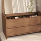 Solid Wood Scandinavian With Drawer Mirror Bedroom Make-up Vanity Clearhalo 'Bedroom Furniture' 'furn' 'furn_makeup_vanities' 'Furniture' 'Makeup Vanities' 'makeup_vanities' 1200x1200_23b806c1-05bd-46a8-8303-2909391f533f