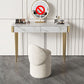 Tabouret de coiffeuse de maquillage de vanité luxueuse avec 2 tiroirs