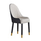 Dining Room Upholstered Chair Faux Leather Parsons Armless Chair