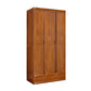 Rubberwood Wardrobe Cabinet With Drawer Traditional Wardrobe Closet Clearhalo 'Armoires & Wardrobes' 'armoires_wardrobes' 'Bedroom Furniture' 'furn' 'furn_armoires_wardrobes' 'Furniture' 1200x1200_23bea033-ed4d-4ecf-9bf6-400ec388386b
