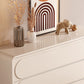 Modern Dresser Solid Wood Storage Chox Coffing con 3 cajones