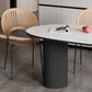 Stone Top Dining Table Contemporary Dining Table with Double Pedestal