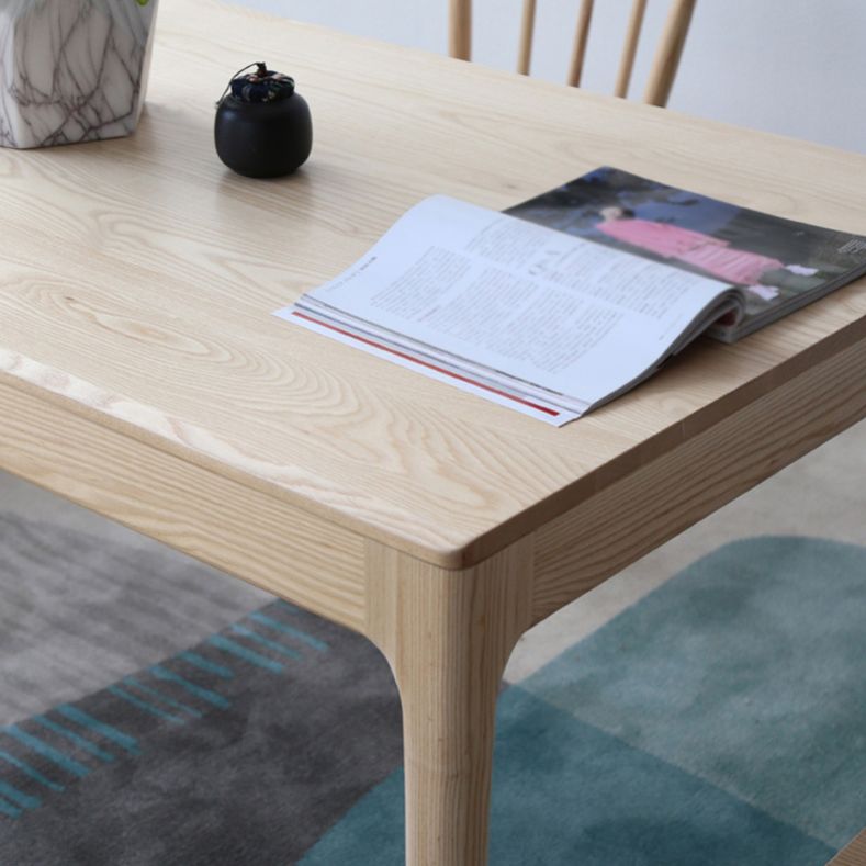 Modern 1/4/5 Pieces Dining Set Ash Wood Dining Table set with Windsor Chairs Clearhalo 'Dining Room Sets' 'Dining Tables & Seating' 'dining_room_set' 'furn' 'furn_dining_room_set' 'Furniture' 'furniture_dining_room_set' 'Kitchen & Dining Furniture' 'kitchen&dining_furn' 'kitchen' 1200x1200_23c3238c-2cbb-459f-a1cf-defa772420f8