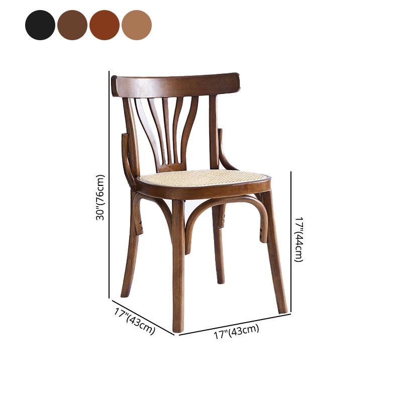 Armless Dining Side Chair Solid Wood Scandinavian Kitchen Dining Room Chair Clearhalo 'Dining Chairs' 'Dining Tables & Seating' 'dining_chair' 'furn' 'furn_dining_chair' 'Furniture' 'Kitchen & Dining Furniture' 1200x1200_23c588b5-ce2c-4d3c-83e3-a633e125ff30