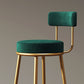Nordic Glam Style Bar Stool Round Counter Bar Stool with Metal Legs Clearhalo 'Bar Furniture' 'Bar Stools' 'bar_stools' 'furn' 'furn_bar_stools' 'Furniture' 'furniture_bar_stools' 'Kitchen & Dining Furniture' 1200x1200_23c7f2d7-3341-404e-b63e-ab028a960748