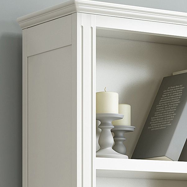 Rectangle Standard Solid Wood Bookcase Nordic Closed Back Bookshelf