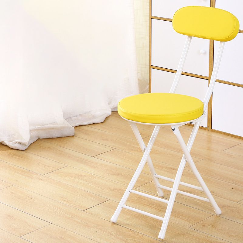 Industrial Upholstered Open Back Chair Matte Finish Folding Dining Chair Clearhalo ' kitchen&dining_furn' 'Dining Chairs' 'Dining Tables & Seating' 'dining_chair' 'furn' 'furn_dining_chair' 'Furniture' 'furniture_dining_chair' 'Kitchen & Dining Furniture' 'kitchen' 1200x1200_23ce5472-a20a-4e37-b130-9546d821409c