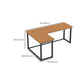 Contemporary Style Iron Office Desk L-Shape Writing Desk for Office Clearhalo 'furn' 'furn_office_desk' 'Furniture' 'Office Desks' 'Office Furniture' 'office_desk' 1200x1200_23d086bc-0aa0-4468-954a-260d006d3fb3