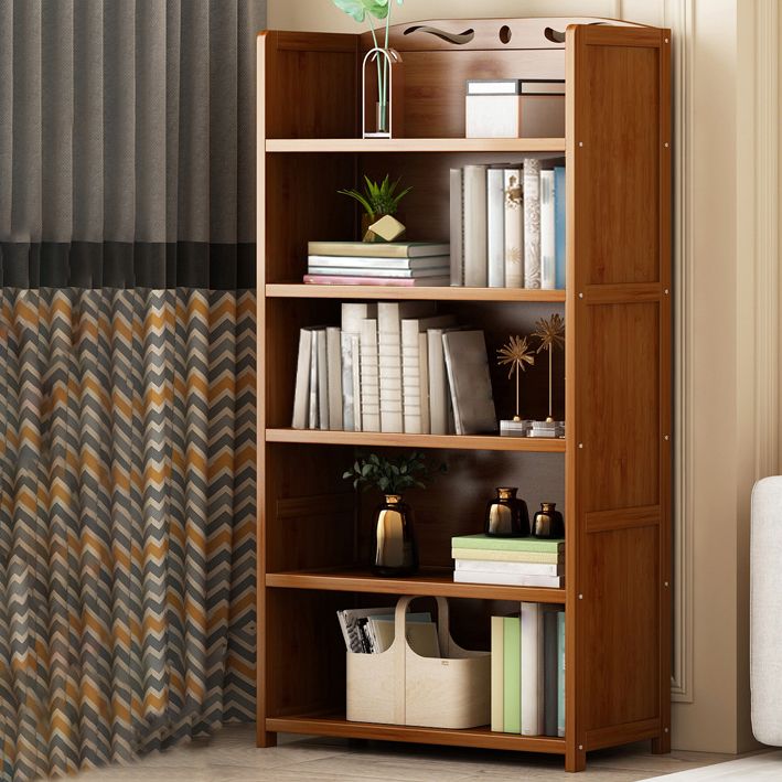 Brown Color Modern Style Bookshelf Engineer Wood Bookcase for Home Clearhalo 'Bookcases' 'furn' 'furn_bookcases' 'Furniture' 'Office Furniture' 1200x1200_23d248bb-9848-4649-ac99-46cdd2e6df3b