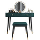 Modern Solid Wood Vanity Dressing Table with Mirror and Stool Clearhalo 'Bedroom Furniture' 'furn' 'furn_makeup_vanities' 'Furniture' 'Makeup Vanities' 'makeup_vanities' 1200x1200_23d2ec18-8656-4fac-afbc-b7bf5e268c80