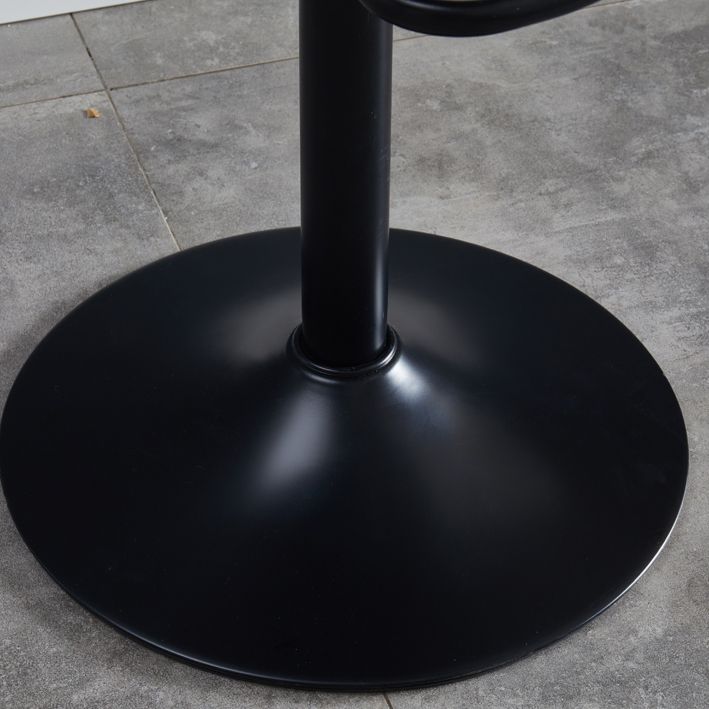 Hedendaagse stijl verstelbare gestoffeerde barstoel met metalen benen