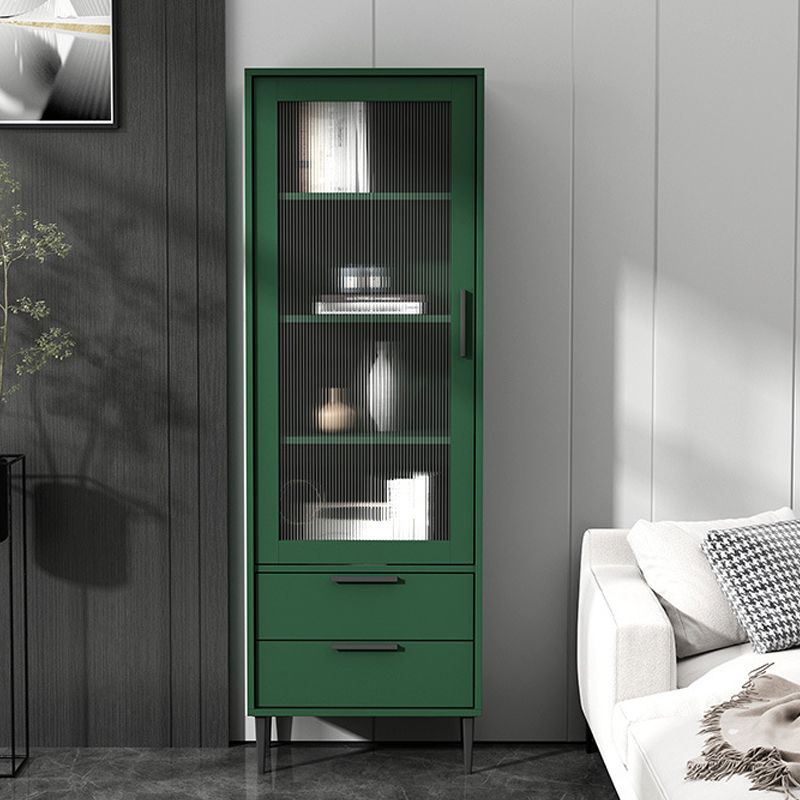 11.8" W Contemporary Bar Pulls Accent Chest in White/ Blue/ Green with Steel Legs Clearhalo 'Cabinets & Chests' 'cabinets_chests' 'furn' 'furn_cabinets_chests' 'Furniture' 'Living Room Furniture' 1200x1200_23d63528-6b77-41fa-98cb-a9be5712126d