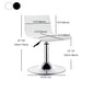 Contemporary Swivel Adjustable Bar Stool Indoor Bar Stool with Low Back Clearhalo 'Bar Furniture' 'Bar Stools' 'bar_stools' 'furn' 'furn_bar_stools' 'furniture_bar_stools' 'Kitchen & Dining Furniture' 'kitchen&dining_furn' 'kitchen' 'kitchen_furn' Furniture' 1200x1200_23d74bb0-fc2b-4a08-b8e1-98d377b4f102