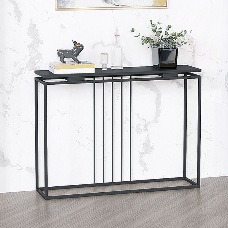 Table accent de console moderne Table de console finition antique en métal