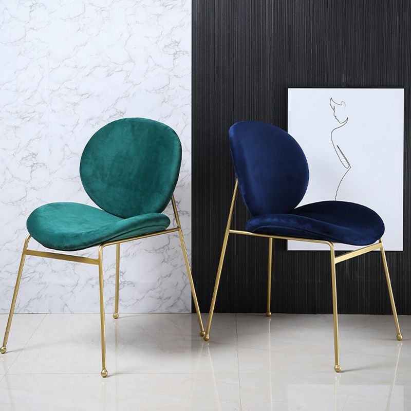 Upholstered Dining Chair Glam Style Side Chair for Dining Room Clearhalo 'Dining Chairs' 'Dining Tables & Seating' 'dining_chair' 'furn' 'furn_dining_chair' 'Furniture' 'furniture_dining_chair' 'Kitchen & Dining Furniture' 1200x1200_23d84ea2-4f84-42c6-885e-244fd30f24ae