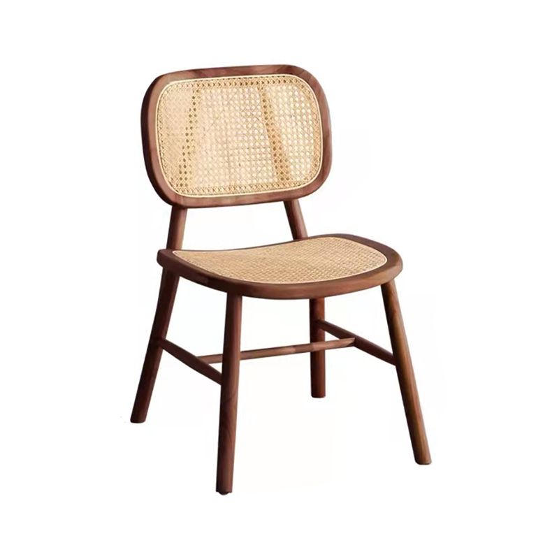 Scandinavian Style Wicker Dining Chairs for Home Open Back Side Chair Clearhalo 'Dining Chairs' 'Dining Tables & Seating' 'dining_chair' 'furn' 'furn_dining_chair' 'Furniture' 'Kitchen & Dining Furniture' 1200x1200_23d8c22d-3a9e-4a37-87a3-de190ce1da66