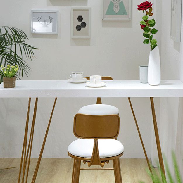 Rectangle Bar Dining Table Contemporary Bar Table with Double Pedestal Base Clearhalo 'Bar Furniture' 'Bar Tables' 'bar_tables' 'furn' 'furn_bar_tables' 'Furniture' 'furniture_bar_tables' 'Kitchen & Dining Furniture' 1200x1200_23d8dd4f-9072-454b-bb42-eb8370843679