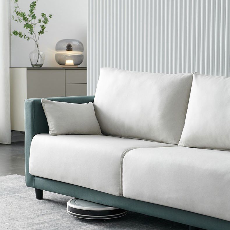 Coussins contemporains du bras carré de coton canapé stationnaire pour le salon