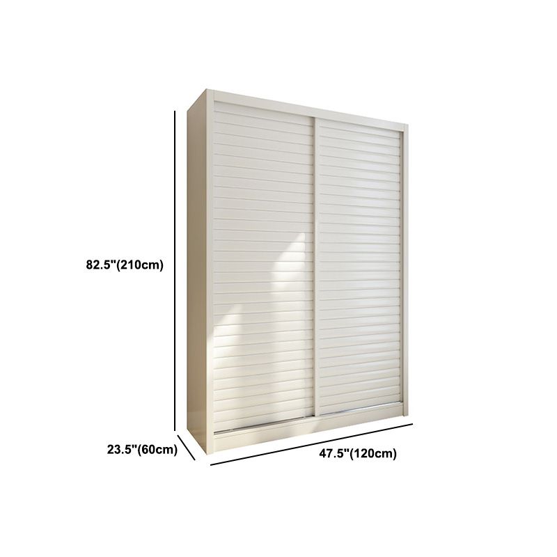 Armario de madera de armón de armario de estilo contemporáneo con puerta corredera para dormitorio