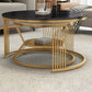 Slate Coffee Table Round Nesting Coffee Table Set with Storage Clearhalo 'Coffee & Accent Tables' 'Coffee Tables' 'coffee_tables' 'furn' 'furn_coffee_tables' 'Furniture' 'Living Room Furniture' 1200x1200_23d97268-70ec-404b-a150-70b42c135af1