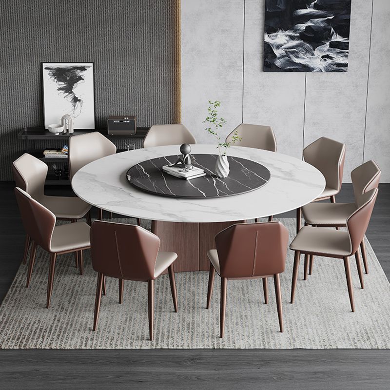 Set di tavoli da pranzo moderna 1/3/4/7 pezzi con mobili da cucina a base di metallo