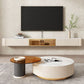 Console multimediale contemporanea Supporto multimediale per TV galleggiante per soggiorno