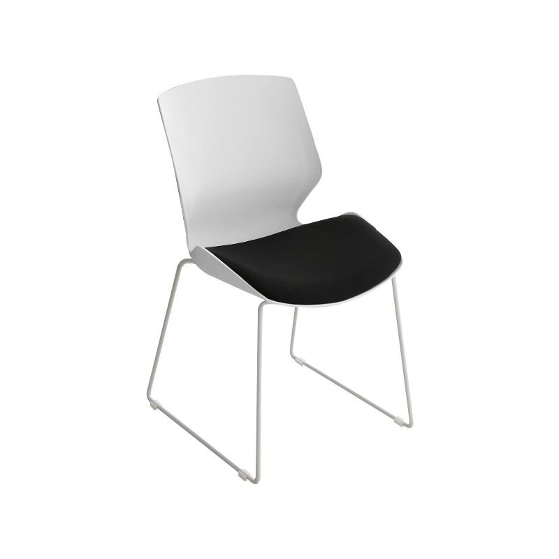 19" Wide Contemporary Desk Chair White No Wheels Office Chair Clearhalo 'furn' 'furn_office_chair' 'Furniture' 'Office Chairs' 'Office Furniture' 'office_chair' 1200x1200_23e044b3-6c16-48ac-b1da-5371f98533a6