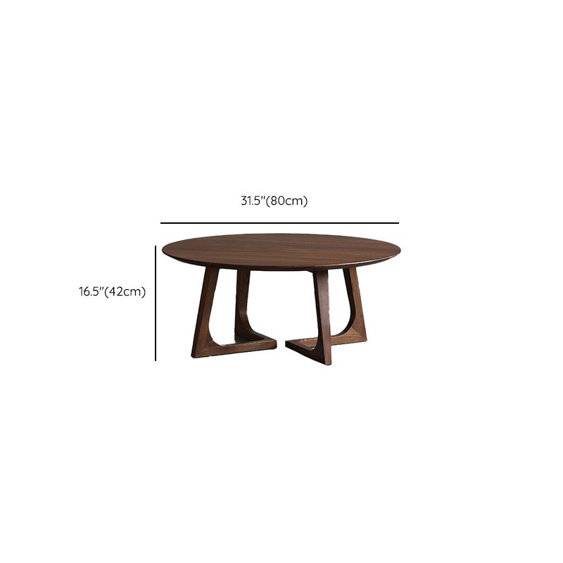 Contemporary Wooden Bunching Tables Round Medium Wood Coffee Table Clearhalo 'Coffee & Accent Tables' 'Coffee Tables' 'coffee_tables' 'furn' 'furn_coffee_tables' 'Furniture' 'Living Room Furniture' 1200x1200_23e1b727-7302-40dc-94cf-41d094058b59