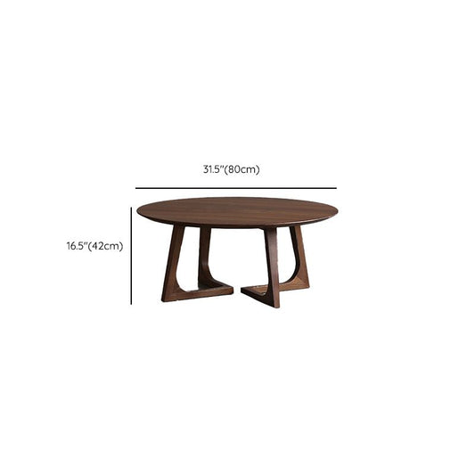 ミディアムウッドコーヒーテーブルの周りの現代の木製バンチングテーブル