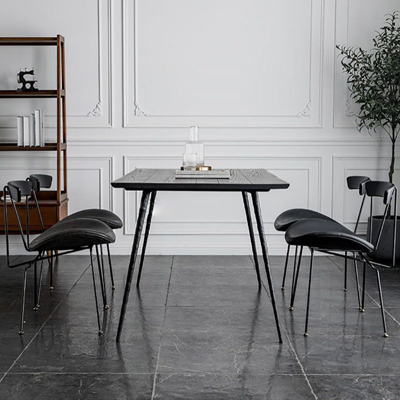 Industrial Metal Dining Side Chair Open Back Dining Armless Chair for Restaurant Clearhalo ' kitchen&dining_furn' 'Dining Chairs' 'Dining Tables & Seating' 'dining_chair' 'furn' 'furn_dining_chair' 'Furniture' 'furniture_dining_chair' 'Kitchen & Dining Furniture' 'kitchen' 1200x1200_23e1c927-b8a6-4b28-a858-11c5ef504ef9