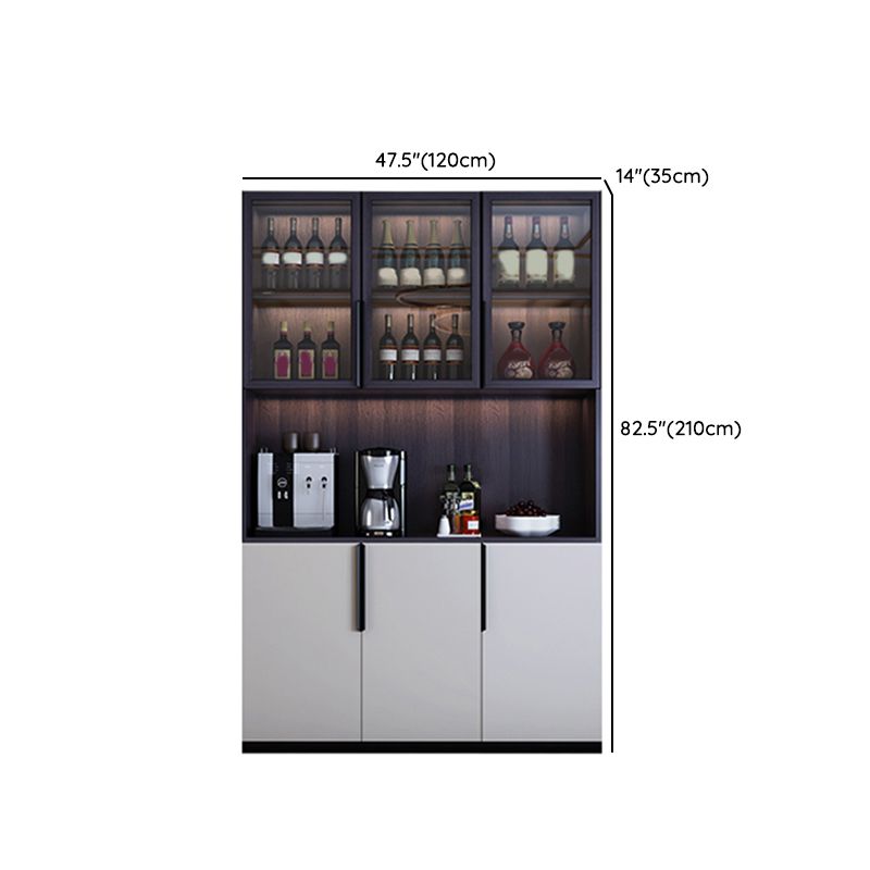 Modernes Sideboard Holzbuffet Sideboard mit Türen für Wohnzimmer