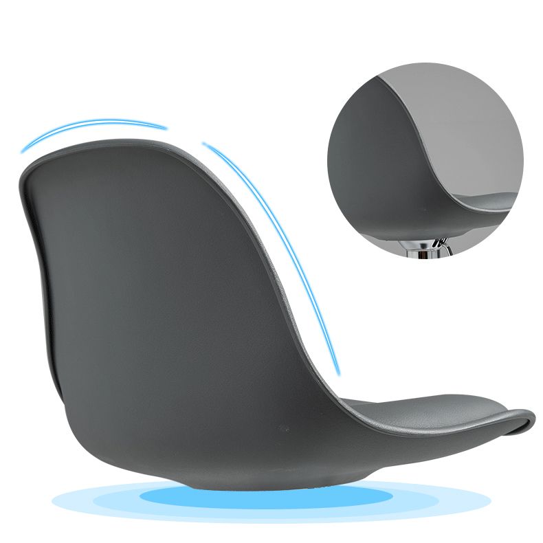 Contemporary Metal Dining Kitchen Room Armless Stool Adjustable Height Barstool Clearhalo 'Bar Furniture' 'Bar Stools' 'bar_stools' 'furn' 'furn_bar_stools' 'Furniture' 'furniture_bar_stools' 'Kitchen & Dining Furniture' 1200x1200_23e3375d-cdef-418f-b0a9-7a349836512f