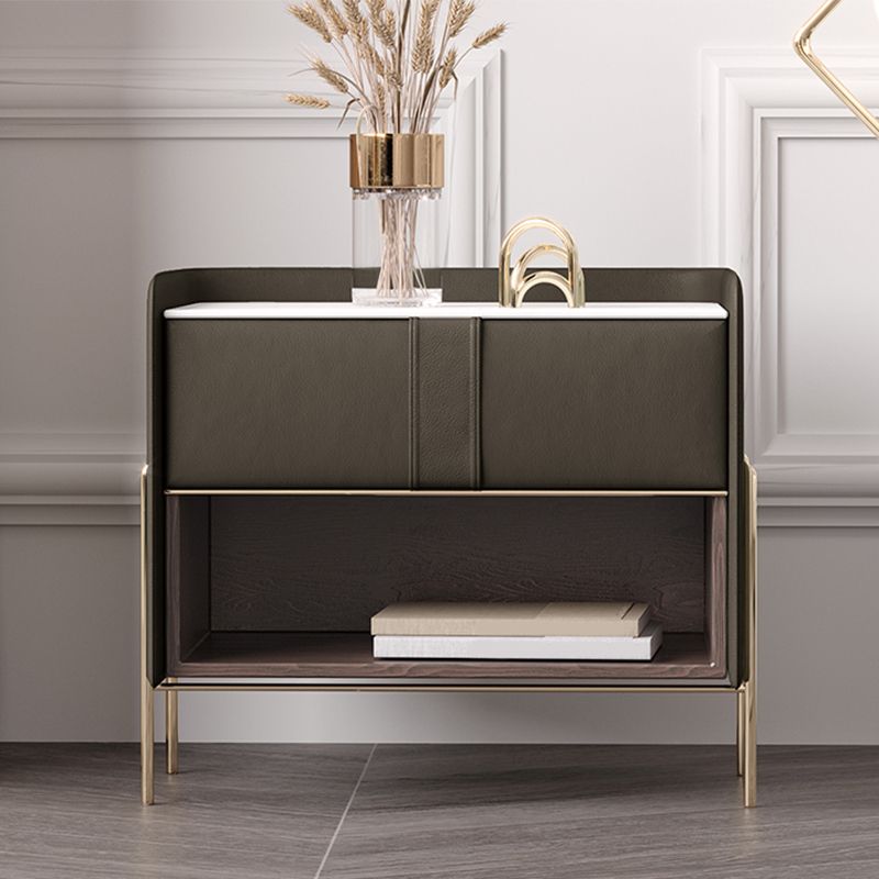 Table table de chevet à 1 accent à 1 dessin à 1 tirage de 20,47 "