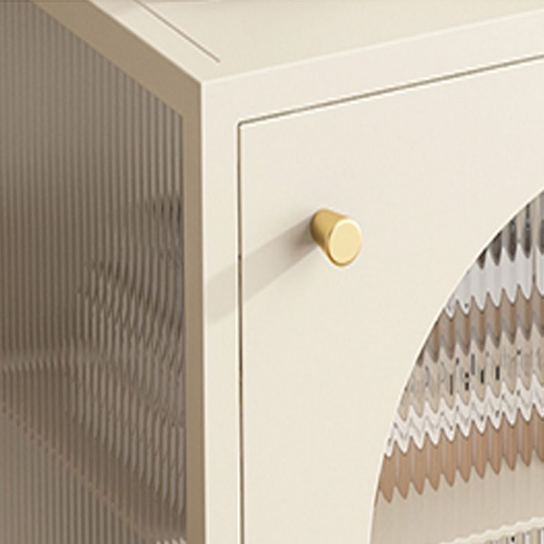 Comodino da tavola di metallo contemporaneo 1 mobile da comodino