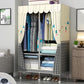Contemporary Wardrobe Armoire Metal Wardrobe Closet for Bedroom Clearhalo 'Armoires & Wardrobes' 'armoires_wardrobes' 'Bedroom Furniture' 'furn' 'furn_armoires_wardrobes' 'Furniture' 1200x1200_23e6ae18-5703-452b-9a97-63eefbfea68e